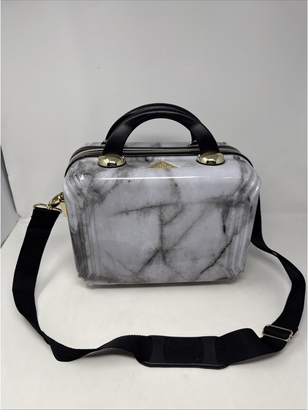 Triforce Elite Performance Beauty Case Luggage Travel Cosmetic Hard Case Marble